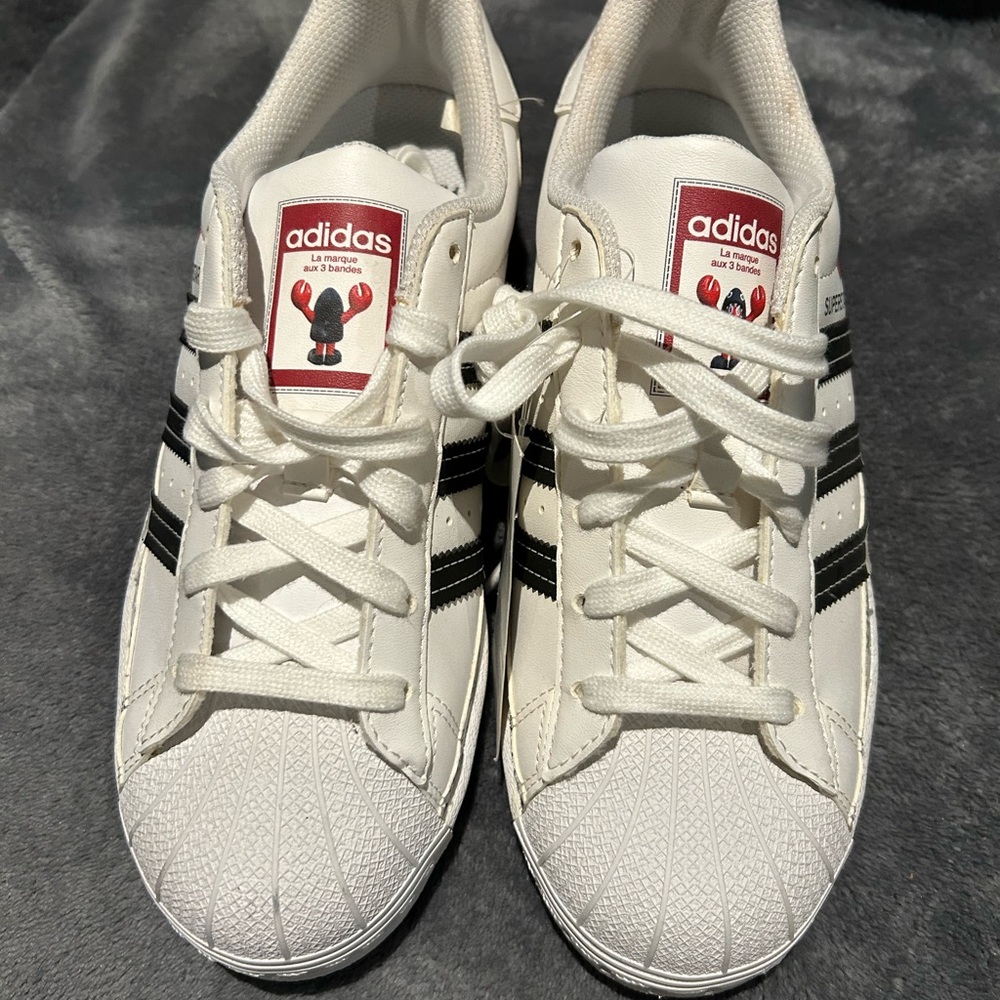 Adidas Superstar White with Black Accents